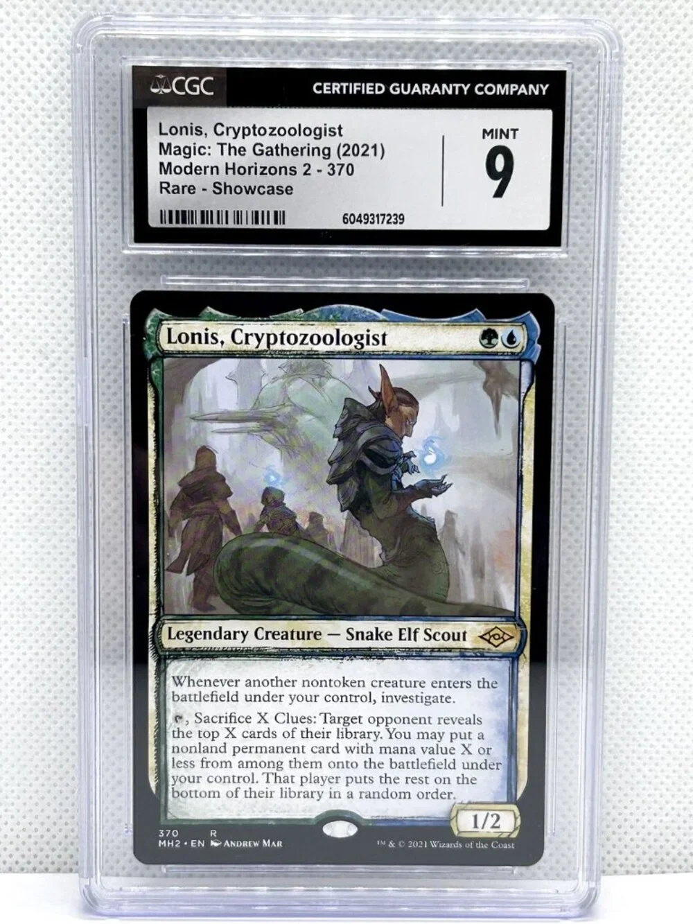 Lonis, Cryptozoologist Modern Horizons 2 2021 CGC Graded 9 Mint MTG